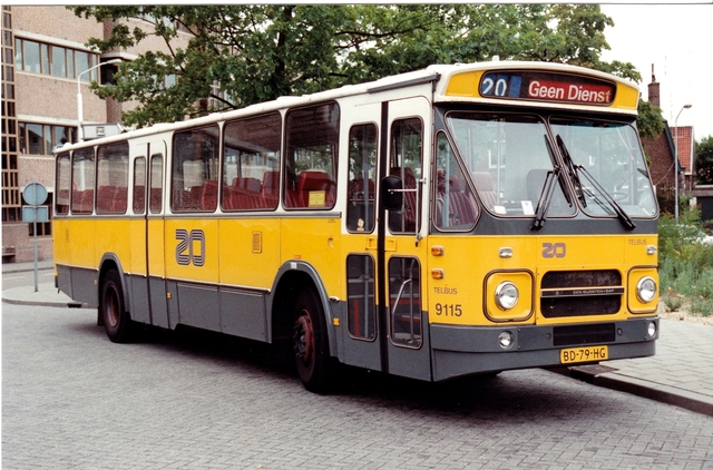 Foto van ZO DAF MB200 9115 Standaardbus door wyke2207
