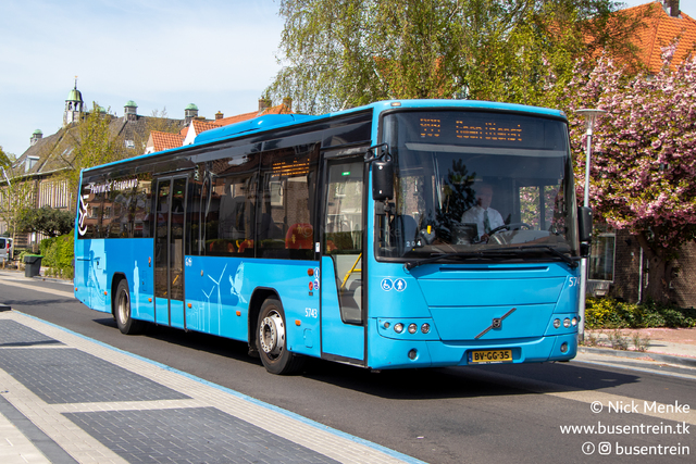 Foto van OVinIJ Volvo 8700 RLE 5743 Standaardbus door Busentrein