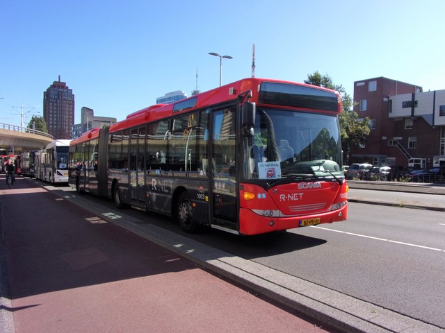 Foto van EBS Scania OmniLink G 1003 Gelede bus door_gemaakt Lijn45