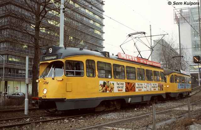 Foto van HTM Haagse PCC 1316 Tram door RW2014