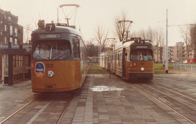 Foto van RET Rotterdamse Düwag GT6 608 Tram door JanWillem