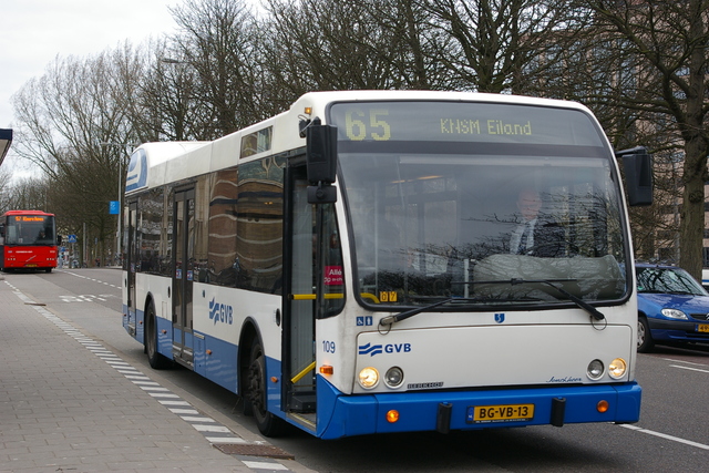 Foto van GVB Berkhof Jonckheer 109 Standaardbus door wyke2207
