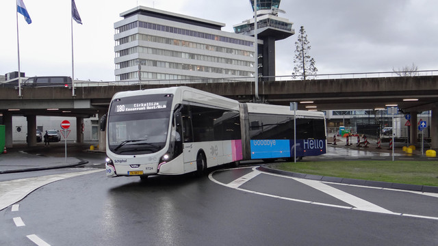 Foto van CXX VDL Citea SLFA-181 Electric 9724 Gelede bus door OVdoorNederland