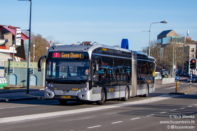 Foto van QBZ VDL Citea SLFA-180 Electric 7054 Gelede bus door Busentrein