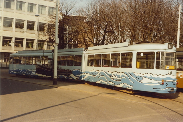 Foto van RET Rotterdamse Düwag GT8 368 Tram door JanWillem