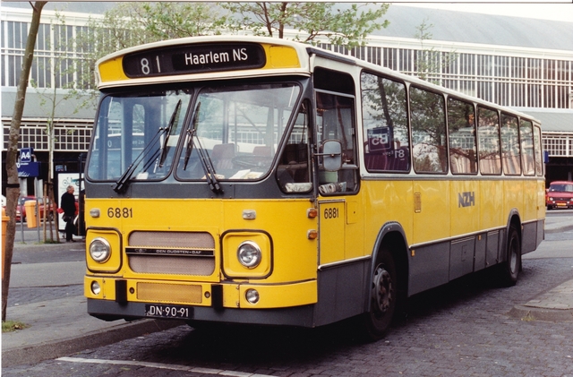 Foto van NZH DAF MB200 6881 Standaardbus door wyke2207