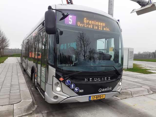 Foto van QBZ Heuliez GX437 ELEC 7401 Gelede bus door_gemaakt Draken-OV