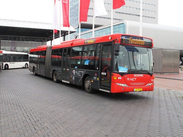 Foto van EBS Scania OmniLink G 1001 Gelede bus door Jelmer