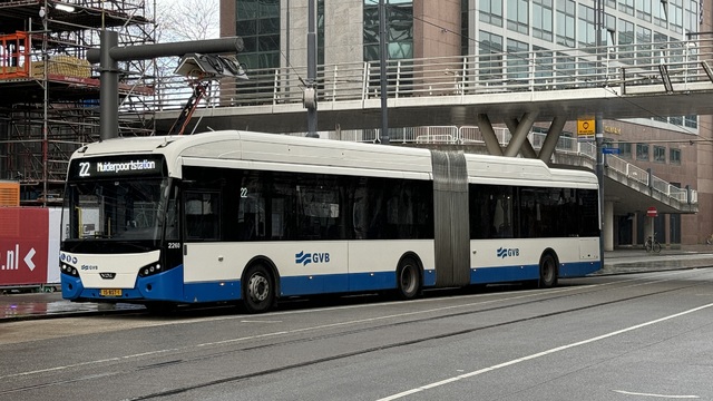Foto van GVB VDL Citea SLFA-180 Electric 2260 Gelede bus door_gemaakt SteefAchterberg