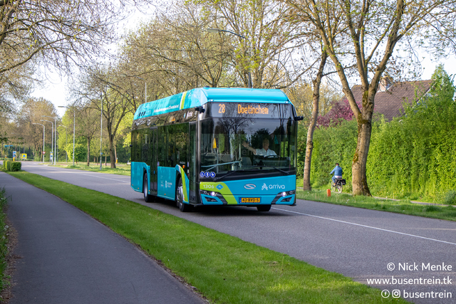 Foto van ARR Solaris Urbino 12 hydrogen 1306 Standaardbus door_gemaakt Busentrein