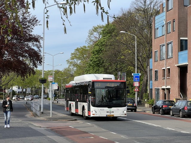 Foto van HTM MAN Lion's City CNG 1023 Standaardbus door_gemaakt Stadsbus
