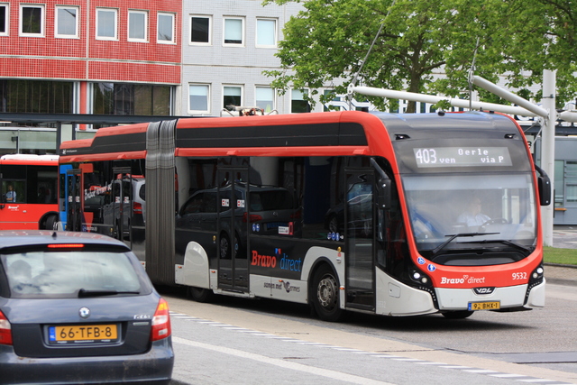 Foto van HER VDL Citea SLFA-181 Electric BRT 9532 Gelede bus door Tramspoor