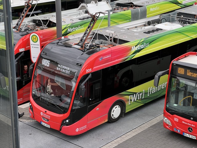 Foto van SWOS VDL Citea SLFA-181 Electric 205 Gelede bus door Stadsbus