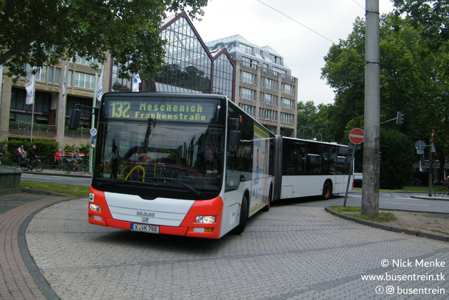 Foto van KVB MAN Lion's City G 788 Gelede bus door_gemaakt Busentrein