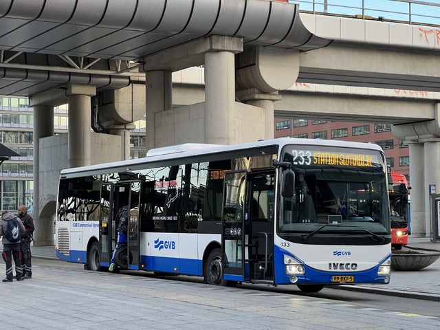Foto van GVB Iveco Crossway LE (13mtr) 433 Standaardbus door_gemaakt Stadsbus