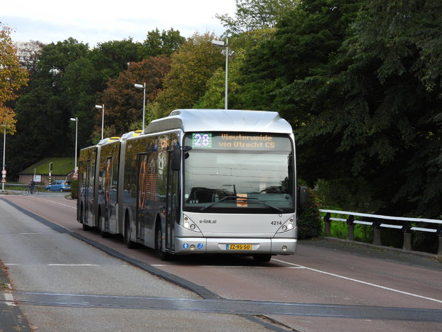 Foto van QBZ Van Hool AGG300 4214 Dubbelgelede bus door_gemaakt stefan188