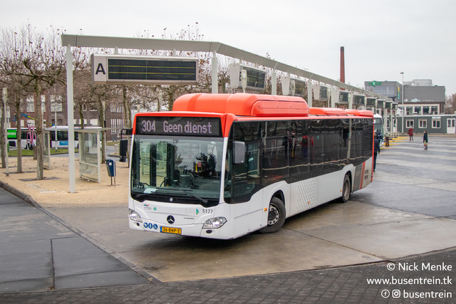 Foto van EBS Mercedes-Benz Citaro NGT Hybrid 5177 Standaardbus door Busentrein