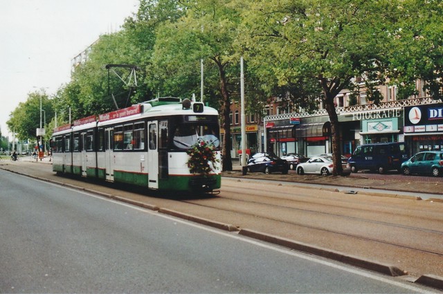 Foto van RET Rotterdamse Düwag GT8 1624 Tram door JanWillem