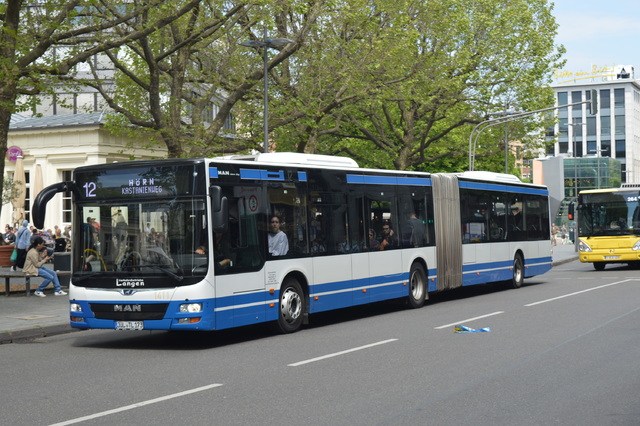 Foto van Langen MAN Lion's City G 1411 Gelede bus door wyke2207