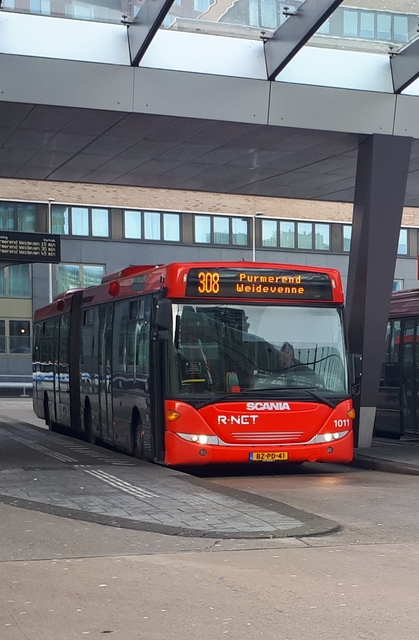 Foto van EBS Scania OmniLink G 1011 Gelede bus door glenny82