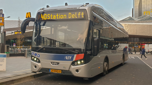 Foto van RET VDL Citea SLF-120 Electric 1405 Standaardbus door MetroRET