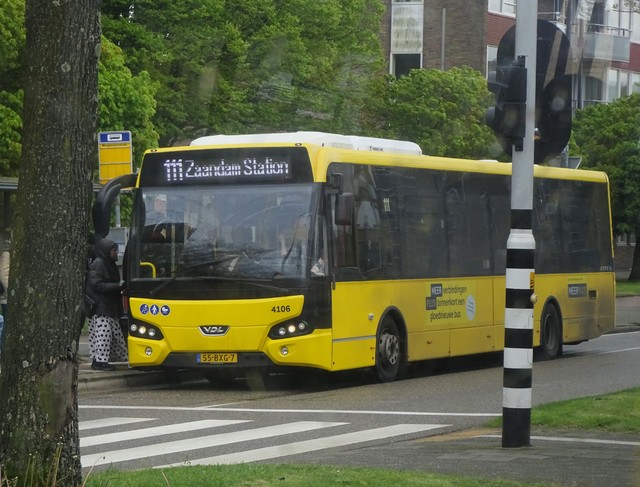Foto van EBS VDL Citea LLE-120 4106 Standaardbus door Rotterdamseovspotter