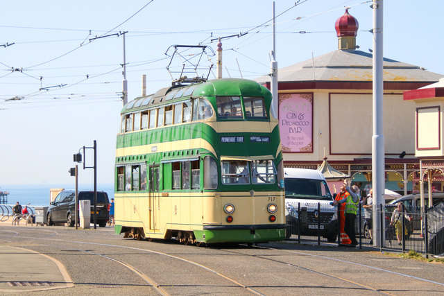 Foto van Blackpool Balloon car 717 Tram door_gemaakt EWPhotography