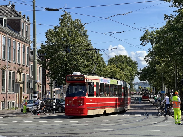 Foto van HTM GTL8 3132 Tram door Stadsbus