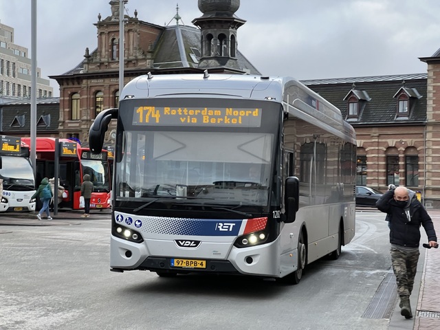 Foto van RET VDL Citea SLE-120 Hybrid 1282 Standaardbus door Stadsbus