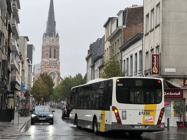 Foto van DeLijn Van Hool A330 4886 Standaardbus door_gemaakt Stadsbus