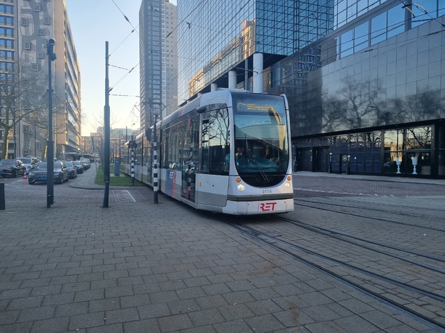 Foto van RET Rotterdamse Citadis 2114 Tram door_gemaakt Tramspoor