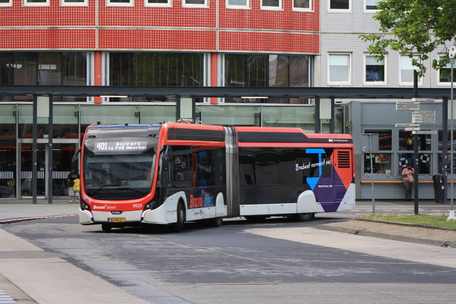 Foto van HER VDL Citea SLFA-181 Electric BRT 9523 Gelede bus door Tramspoor