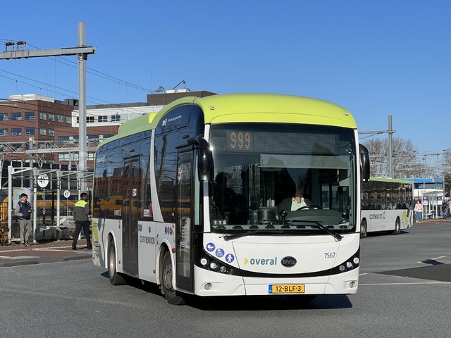 Foto van CXX BYD K7U 7567 Midibus door Stadsbus