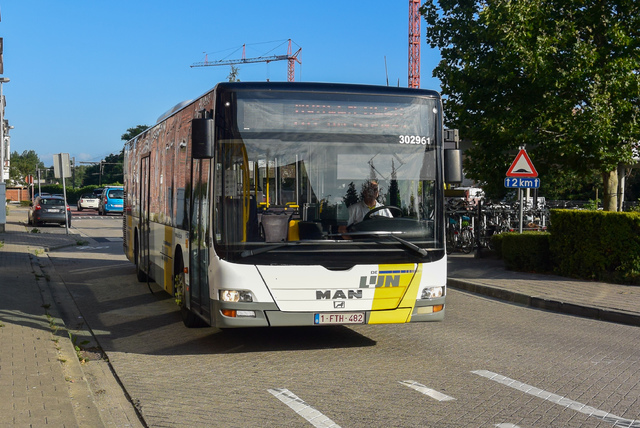 Foto van DeLijn MAN Lion's City 302961 Standaardbus door NLRail