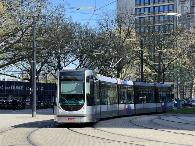Foto van RET Rotterdamse Citadis 2135 Tram door_gemaakt Stadsbus
