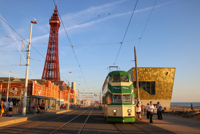 Foto van Blackpool Balloon car 717 Tram door_gemaakt EWPhotography