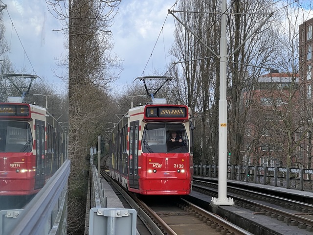 Foto van HTM GTL8 3133 Tram door Stadsbus