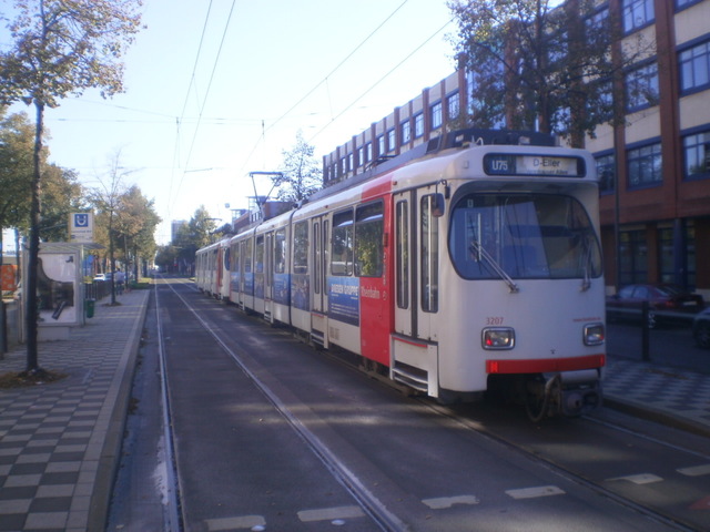 Foto van Rheinbahn GT8S 3207 Tram door Perzik