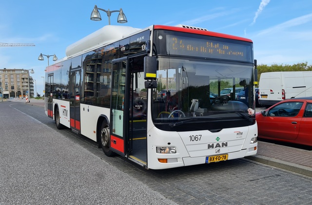 Foto van HTM MAN Lion's City CNG 1067 Standaardbus door dmulder070