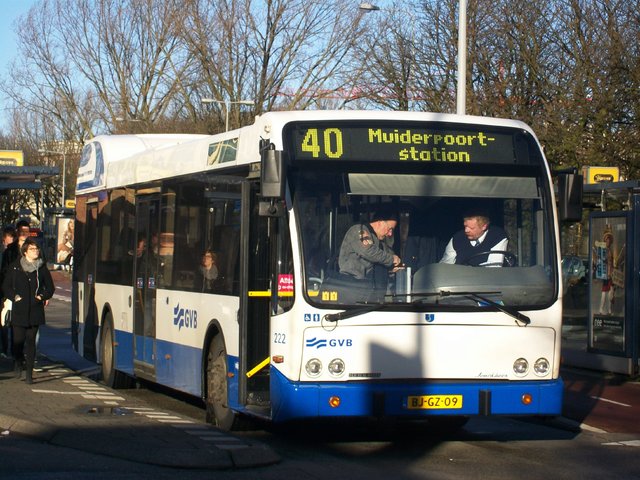 Foto van GVB Berkhof Jonckheer 222 Standaardbus door wyke2207
