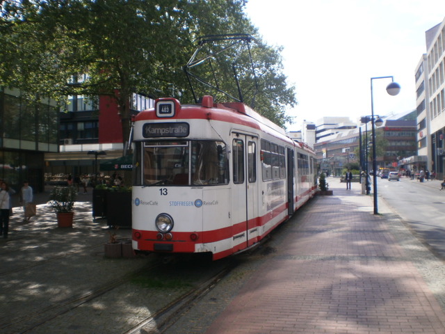 Foto van DSW21 Düwag GT8 13 Tram door Perzik