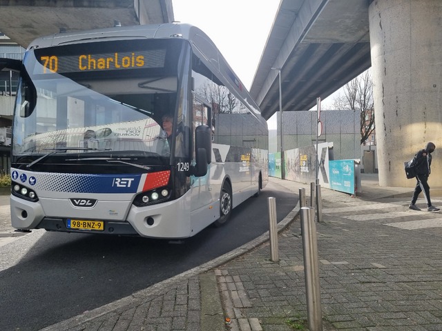 Foto van RET VDL Citea SLE-120 Hybrid 1249 Standaardbus door_gemaakt Tramspoor
