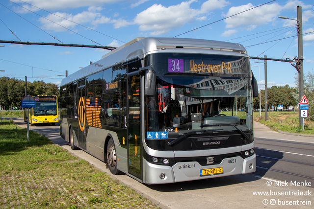 Foto van QBZ Ebusco 2.2 (12mtr) 4651 Standaardbus door Busentrein