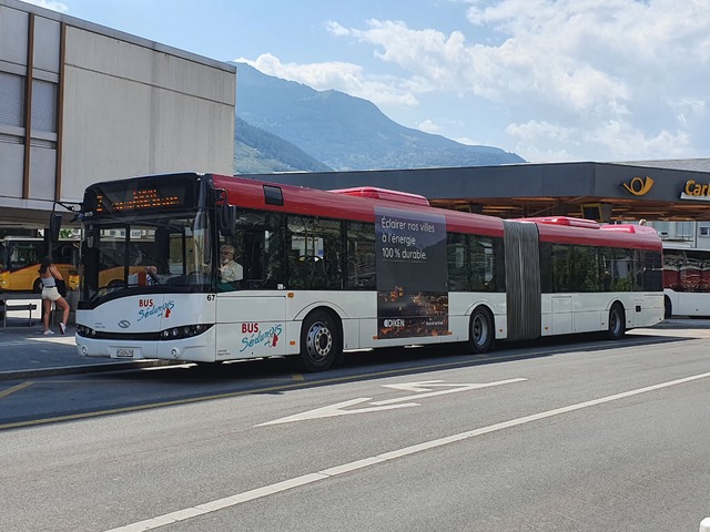 Foto van Postauto Solaris Urbino 18 10175 Gelede bus door wyke2207
