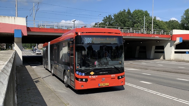 Foto van CXX Ebusco 2.2 (18mtr) 9816 Gelede bus door_gemaakt Stadsbus