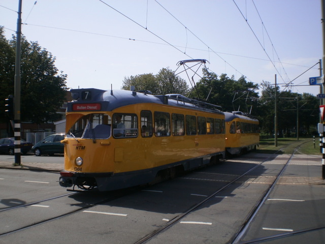 Foto van HTM Haagse PCC 1304 Tram door Perzik