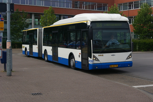 Foto van BBA Van Hool AG300 832 Gelede bus door wyke2207