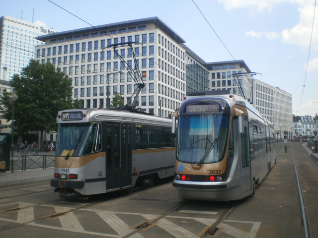 Foto van MIVB Brusselse PCC 7945 Tram door Perzik