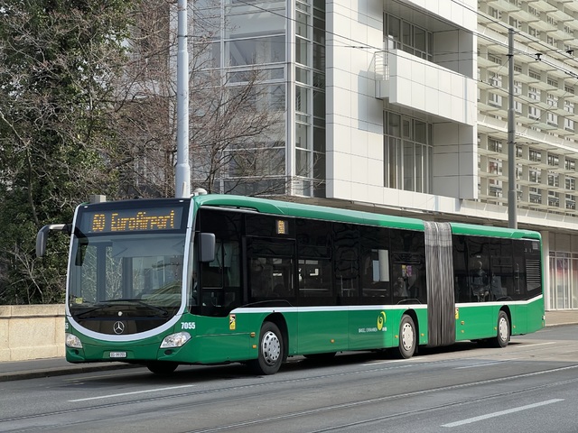 Foto van BVB Mercedes-Benz Citaro G 7055 Gelede bus door_gemaakt Stadsbus