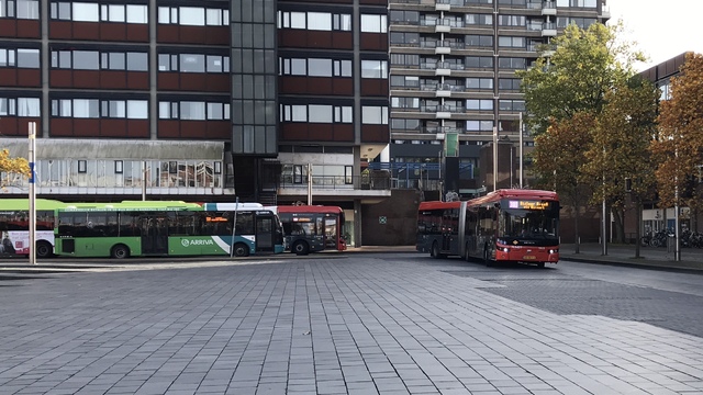 Foto van CXX Ebusco 2.2 (18mtr) 9828 Gelede bus door_gemaakt Rotterdamseovspotter